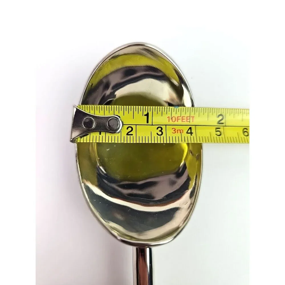 Vintage Ice Cream Scoop Silver Tone with Gold Tone Trim Retro 8 inch Classy